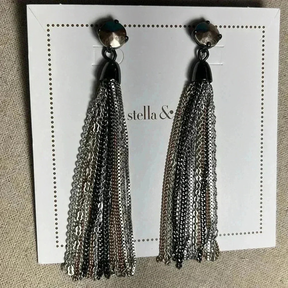 Stella & Dot Fringe Tassel Earrings - Picture 8 of 10